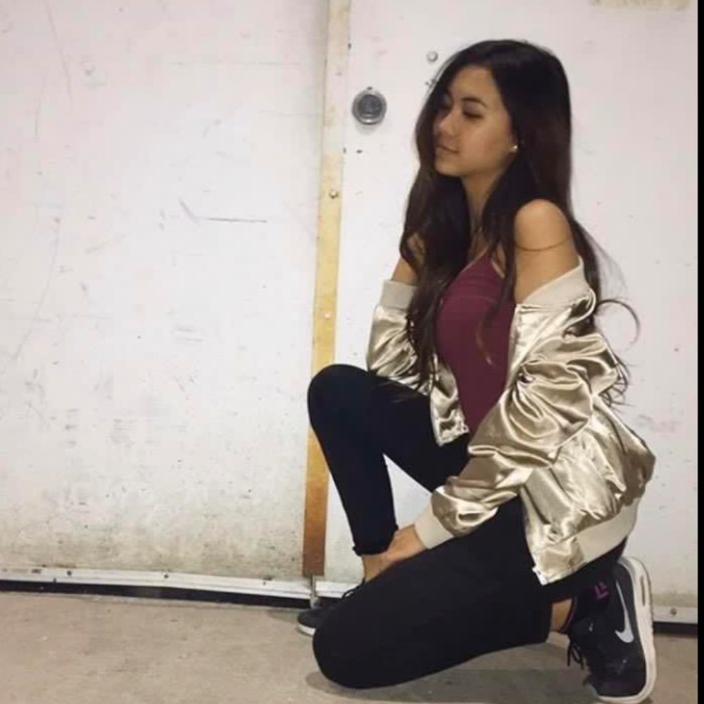 Satin Bomber Jacket